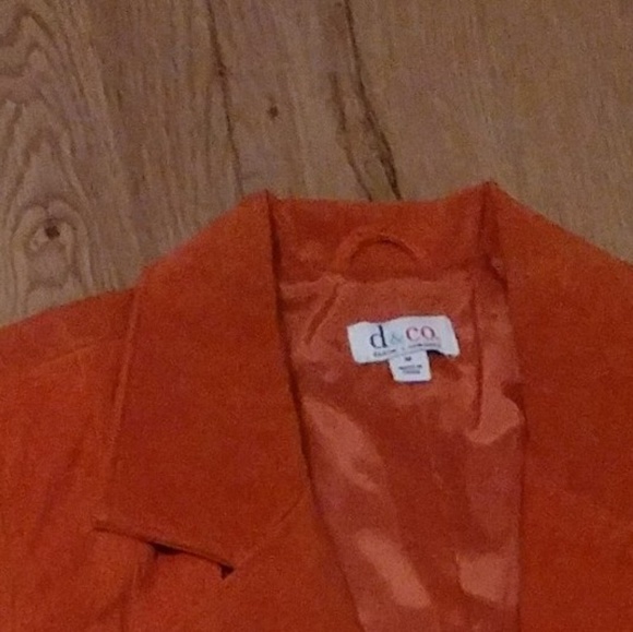 D&CO SUEDE orange jacket - Picture 3 of 4